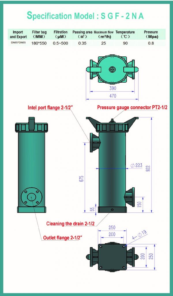 Specification Model : SGF-2NA