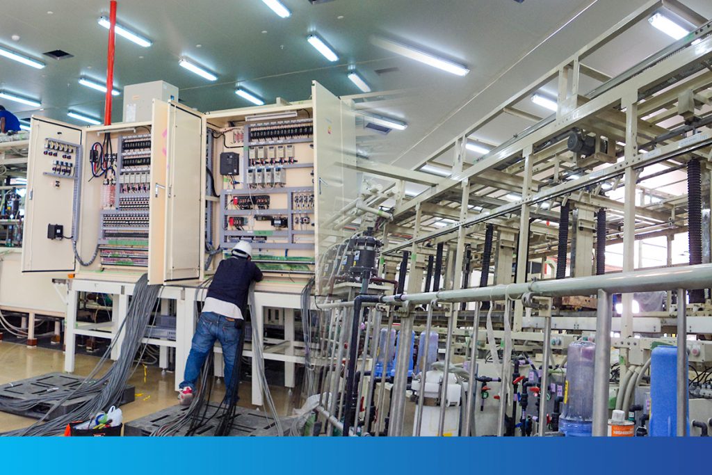 nickel gold plating line mektec ไลน์ชุบ