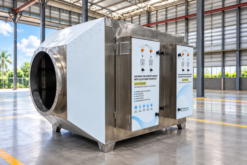 UV Plasma Treatment System 1 ระบบบำบัดอากาศเสีย